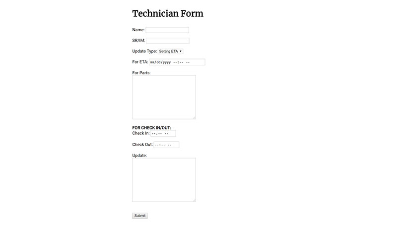 Technician Form thumbnail